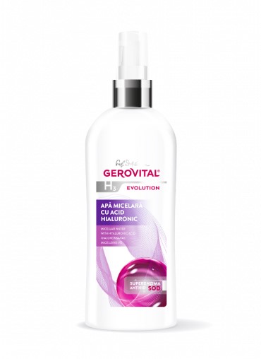 Apa micelara cu acid hialuronic Gerovital H3 Evolution 150 ml